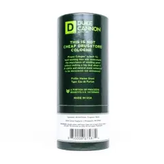 Duke Cannon Proper Cologne - Lincoln - Leather, Oakmoss, and Mandarin Scent - Cologne for Men's - 1.7 fl. oz