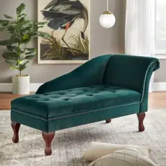 Storage Chaise Emerald Green - Buylateral