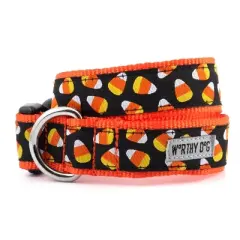 The Worthy Dog Candy Corn Dog Collar