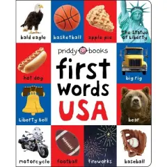 First Words USA - (First 100) by  Priddy Books (Board Book)