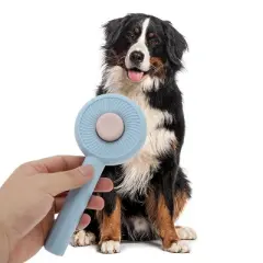 BABYYER Cat Grooming Brushes, Pet Hair Cleaner Brush, Pet Massage Brushes for Cats Dogs with Self-Cleaning Button,for Removing Tangles Loose Fur