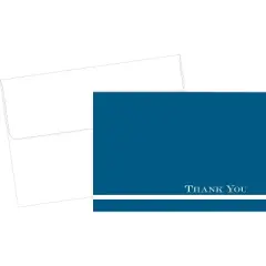 Great Papers Midnight Blue Thank You Cards 24/Pack 10646