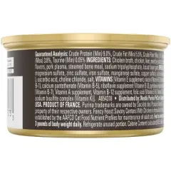 Purina Fancy Feast Savory Centers Pat&eacute; with Chicken and a Gourmet Gravy Center Wet Cat Food - 3oz/24pk
