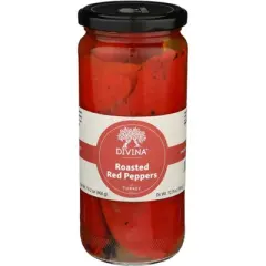 Divina Roasted Red Peppers - Case 6 - 13 oz