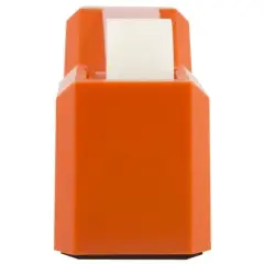 JAM Paper Colorful Desk Tape Dispensers - Orange: Plastic Stationery, Paper Clips & Fasteners, 1.75" Height, 2.5" Width