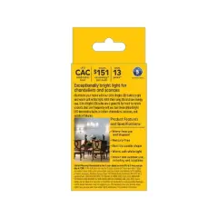 GE 2pk 8 Watts Soft White Candelabra Ultra Bright LED Decorative Light Bulbs