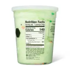 Fall Harvest Green Apple Cotton Candy with Sour Rainbow Crunchy Halloween Candy - 1.2oz - Favorite Day&trade;
