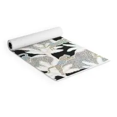 evamatise Leopards and Palms Rainbow (6mm) 70" x 24" Yoga Mat - Society6