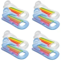 Intex King Kool Lounge Swimming Pool Lounger with Headrest (8 Pack)