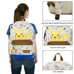 Pok&eacute;mon Pikachu All-Over Print Characters 17" Adult Backpack