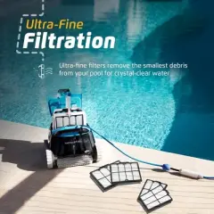 Dolphin Nautilus CC Pro Robotic Pool Vacuum Cleaner with Wi-Fi Included Ultra-Fine Filters In-Ground Pools up to 50 FT in Length