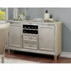 Jenra 2 Drawer Buffet Server Champagne - HOMES: Inside + Out