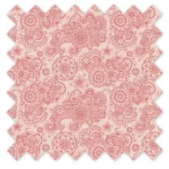 Bacati - Sophia Paisley Coral Scroll Crib/Toddler Bed Skirt