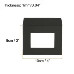 Unique Bargains Mailing Statement Photos Catalogs Full Face Window Clear Double Sided Envelopes