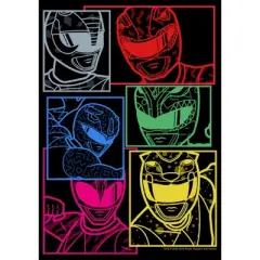 Men's Power Rangers Neon Boxes T-Shirt