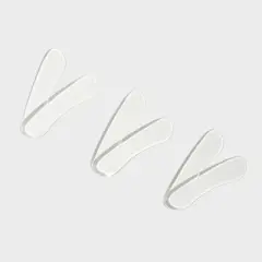 Fab Feet Women's by Foot Petals Back of Heel Gel Insoles Shoe Cushion Clear - 3 pairs: Rubber Inserts