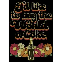 Men's Coca Cola Unity I'd Like to Buy the World a Coke Retro Sweatshirt