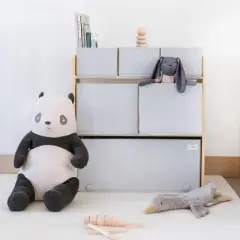 3 Sprouts Kids Recycled Fabric Toy Organizer - Gray