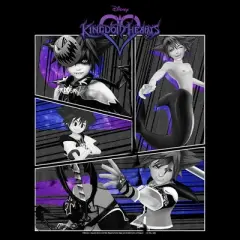 Junior's Kingdom Hearts 1 Sora Different Styles T-Shirt