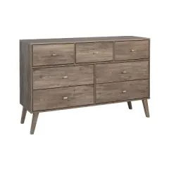 7 Drawer Milo Mid-Century Modern Dresser - Prepac