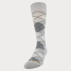 Signature Gold by GOLDTOE Men's Argyle Crew Socks 5pk - Gray