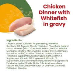 Almo Nature HQS La Cucina Wet Cat Food Pouch Chicken Dinner, 1.94 oz (12 Pack)