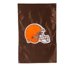 Evergreen NFL Cleveland Browns Applique House Flag 28 x 44 Inches Outdoor Decor for Homes and Gardens