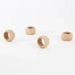 Saro Lifestyle Jute Napkin Ring (set of 4)