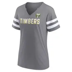 MLS Portland Timbers Women's Gray Split T-Shirt