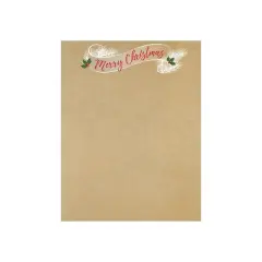 Great Papers! Golden Christmas Holiday Letterhead Multicolor 80/Pack (2020122)