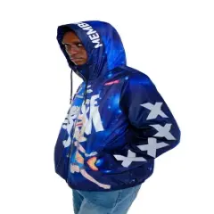 Members Only Men's Spacejam Galaxy Midweight Jacket