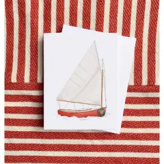 Holiday Sailboat Greeting Card Pack Set (8 ct.) by Ramus & Co