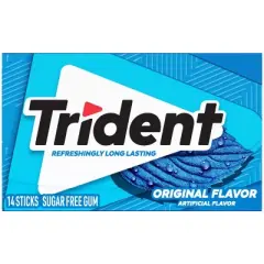 Trident Original Wallet Chewing Gums - 14pc