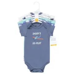 Hudson Baby Cotton Bodysuits, Fly High