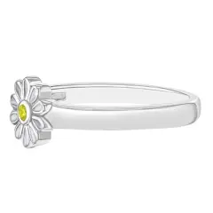 Girl's CZ Daisy Sterling Silver Ring - In Season Jewelry