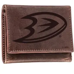 Evergreen Anaheim Ducks Crazy Horse Collection Tri-Fold Wallet