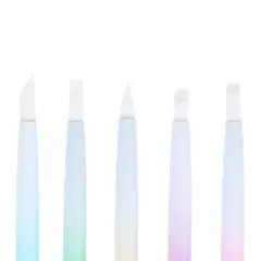 Unique Bargains Silicone Double-Ended Nail Art Pens Multicolored 5 Pcs