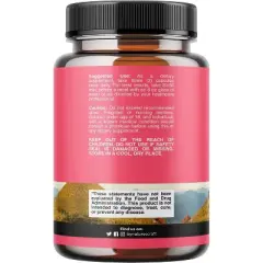 Horny Goat Weed for Women Capsules, Female Support Blend, Ashwagandha Panax Ginseng & Maca Root, Increase Drive Energy & Mood, Nature's Craft, 90ct