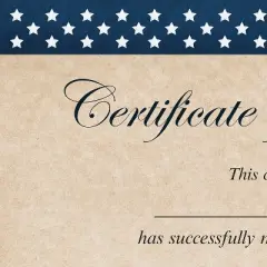 Great Papers! Patriotic Completion Certificates 8.5" x 11" Multicolor 25/Count (2015075)