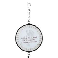 Dicksons No Foot So Small Silver Tone 35 Inch Aluminum Wind Chime Noisemaker