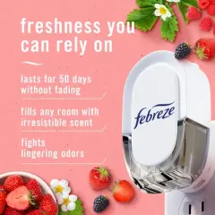 Febreze Plug Triple Refill Air Freshener - Berry & Bramble - 3ct