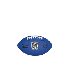 Wilson NFL Mini Football - Blue: Rubber Shell, Ages 0-10, Sports Ball