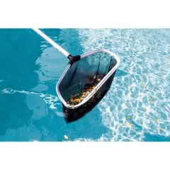 Poolmaster Heavy Duty Leaf Rake with Double Mesh Net