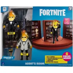 Jazwares, Inc. Fortnite Agent's Room Playset with Agent Peely Figures