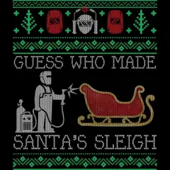 Junior's Design By Humans Christmas Welder Welding Xmas Funny Welder Ugly Christmas Sweate By pahari T-Shirt