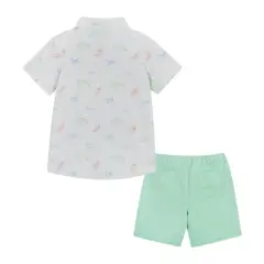 Andy & Evan  Toddler  Knit Buttondown Set