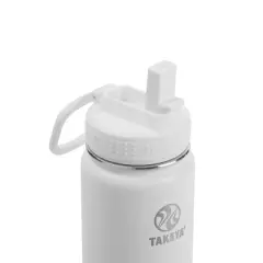 Takeya 24oz Actives Insulated Stainless Steel Water Bottle with Straw Lid