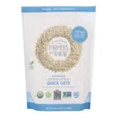 One Degree Organic Foods Sprouted Quick Oats - Case of 4/24 oz