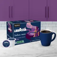 Lavazza Italian Roast Single-Serve Coffee K-Cup&reg; Pods for Keurig&reg; Brewer, 60 Count