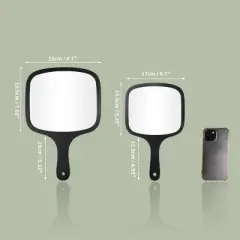 Unique Bargains Hand Mirror with Handle 1 Pc